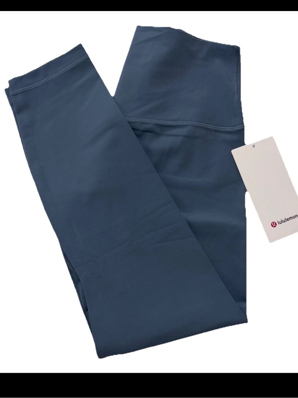 NWT*LULULEMON*SIZE 6*ALIGN NO LINE HIG RISE 25” L PANT*AUTHENTIC*STEEL BLUE $108